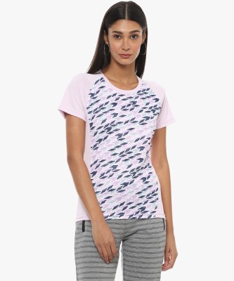 CAMPUS SUTRA Printed Women Round Neck Purple T-Shirt