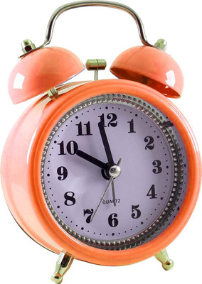 PaxMore Analog Orange Clock