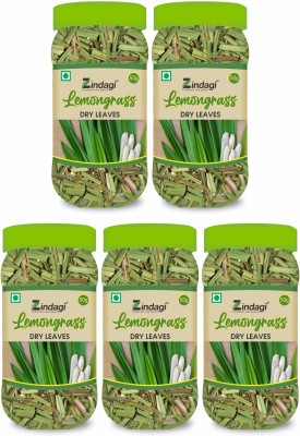 Zindagi Lemongrass Dry Leaves - Lemon Grass Tea for Detox - 50gm (Pack of 5) Lemon Tea Plastic Bottle(5 x 50)