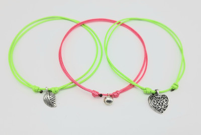 AKS Jewelz Trd anklet color combo Cotton Dori Anklet(Pack of 3)