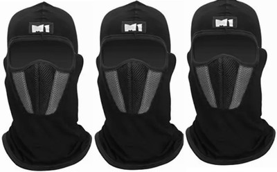 aksmit Black, Grey Bike Face Mask for Men & Women(Size: Free,  Balaclava)