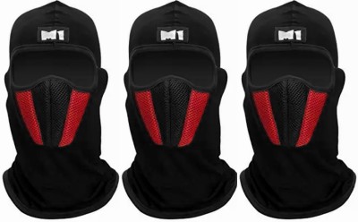 Rhtdm Black, Red Bike Face Mask for Men & Women(Size: Free,  Balaclava)