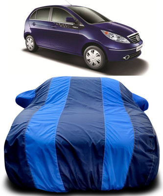 Gavya Car Cover For Tata Vista Tech (With Mirror Pockets)(Blue, Blue)