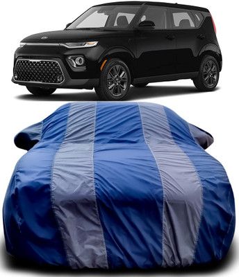 ProRox Car Cover For Kia Soul (With Mirror Pockets)(Blue, Grey)