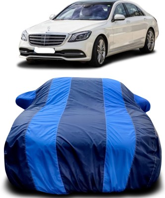 THE REAL ARV Car Cover For Mercedes Benz S350 (With Mirror Pockets)(Blue, Blue)