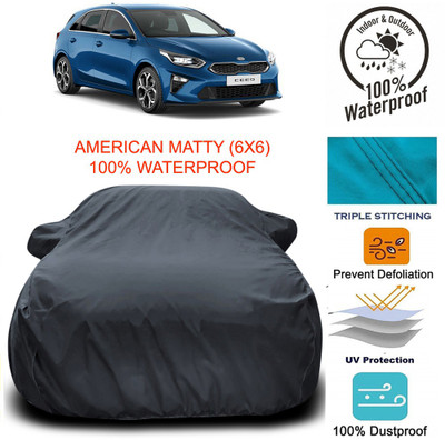 ProRox Car Cover For Kia ceed (With Mirror Pockets)(Grey)