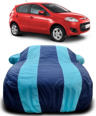 Gavya Car Cover For Fiat Palio (With Mirror Pockets)(Blue, Blue)