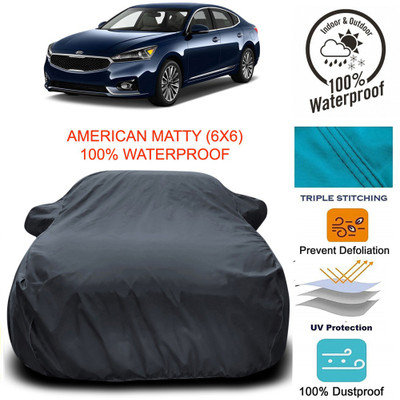 Gavya Car Cover For Kia Cadenza (With Mirror Pockets)(Grey)