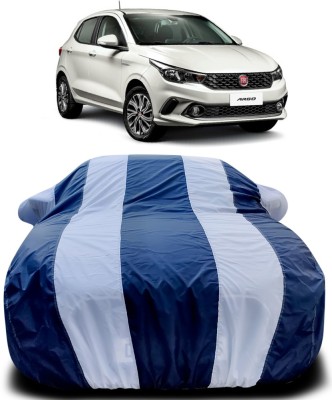 Genipap Car Cover For Fiat Argo (With Mirror Pockets)(Blue, White)