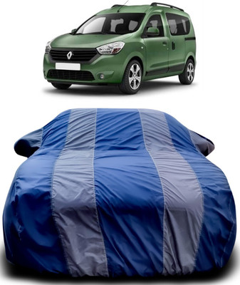 Gavya Car Cover For Renault Dokker (With Mirror Pockets)(Blue, Grey)