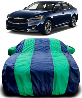Gavya Car Cover For Kia Cadenza (With Mirror Pockets)(Blue, Green)