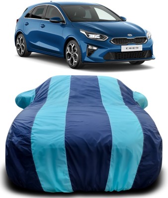 Gavya Car Cover For Kia ceed (With Mirror Pockets)(Blue, Blue)