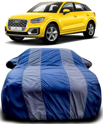 ProRox Car Cover For Audi Q2 (With Mirror Pockets)(Blue, Grey)
