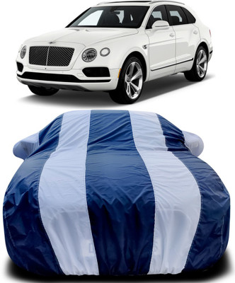 Gavya Car Cover For Bentley Bentayga (With Mirror Pockets)(Blue, White)