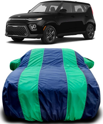 ProRox Car Cover For Kia Soul (With Mirror Pockets)(Blue, Green)