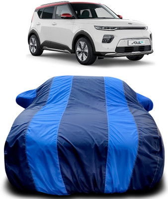 ProRox Car Cover For Kia Soul EV (With Mirror Pockets)(Blue, Blue)
