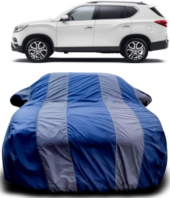 APNEK Car Cover For Mahindra XUV400 (With Mirror Pockets)(Blue, Grey)
