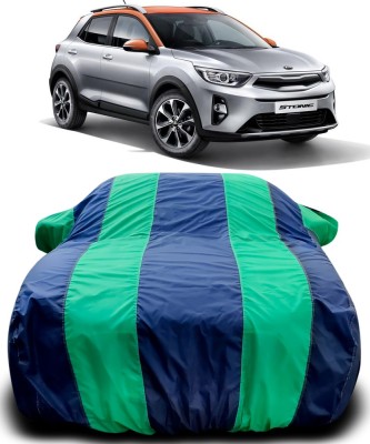 Gavya Car Cover For Kia Stonic (With Mirror Pockets)(Blue, Green)