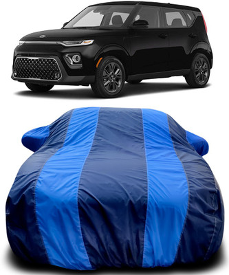 Gavya Car Cover For Kia Soul (With Mirror Pockets)(Blue, Blue)