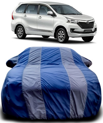 Gavya Car Cover For Toyota Avanza (With Mirror Pockets)(Blue, Grey)