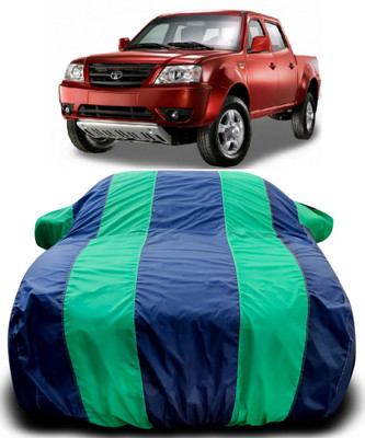 Gavya Car Cover For Tata Xenon XT (With Mirror Pockets)(Blue, Green)