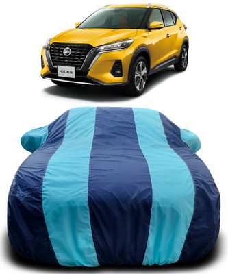 APNEK Car Cover For Nissan Kicks (With Mirror Pockets)(Blue, Blue)