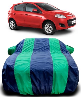 Gavya Car Cover For Fiat Palio (With Mirror Pockets)(Blue, Green)