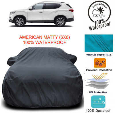Gavya Car Cover For Mahindra XUV400 (With Mirror Pockets)(Grey)