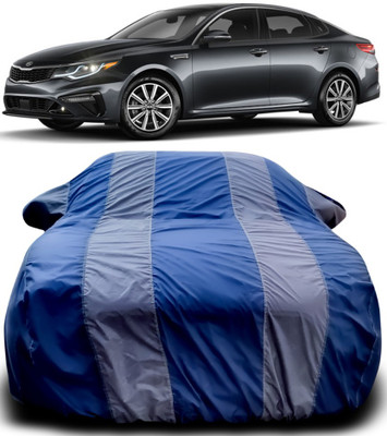 APNEK Car Cover For Kia Optima (With Mirror Pockets)(Blue, Grey)