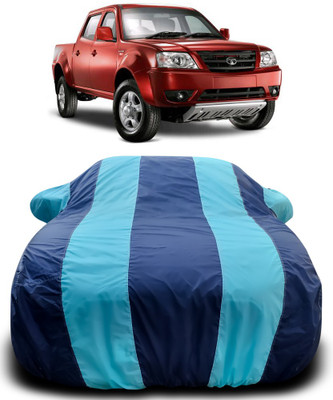 APNEK Car Cover For Tata Xenon (With Mirror Pockets)(Blue, Blue)