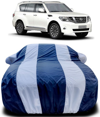 ProRox Car Cover For Nissan Patrol (With Mirror Pockets)(Blue, White)