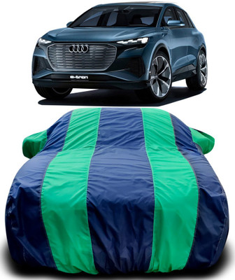 Gavya Car Cover For Audi e-tron Sportback (With Mirror Pockets)(Blue, Green)