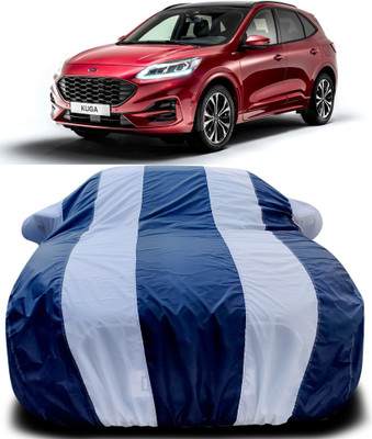 Gavya Car Cover For Ford Kuga (With Mirror Pockets)(Blue, White)