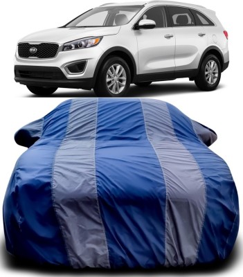 Gavya Car Cover For Kia Sorento (With Mirror Pockets)(Blue, Grey)