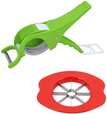 SANDHYA ENTERPRISE Cleaver Cutter-2 in 1 Superior Quality Kitchen Knife with Spring Action Multipurpose Vegetable Scissor 1 pc & 1 pic apple chutter (pak of 2 ) Vegetable Slicer(Multipurpose Vegetable Scissor 1 pc & 1 pc apple chutter) SANDHYA ENTERPRISE Cleaver Cutter-2 in 1 Superior Quality Kitchen Knife with Spring Action Multipurpose Vegetable Scissor 1 pc & 1 pic apple chutter (pak of 2 ) Vegetable Slicer(Multipurpose Vegetable Scissor 1 pc & 1 pc apple chutter)