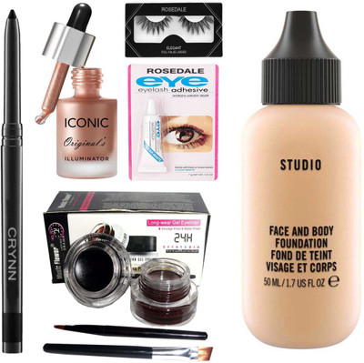 Crynn Smudge Proof Waterproof Kajal(9 Items in the set)