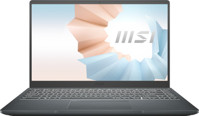 MSI Modern 14 Core i5 10th Gen - (8 GB/512 GB SSD/Windows 10 Home) Modern 14 B10MW-639IN Notebook(14 inch, Carbon Grey, 1.3 Kg)