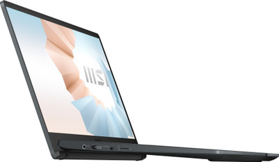 MSI Modern 14 Ryzen 5 Hexa Core 4500U - (8 GB/512 GB SSD/Windows 10 Home) Modern 14 B4MW-423IN Notebook(14 inch, Carbon Grey, 1.3 Kg)