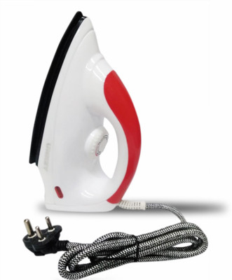 UNKEY Magic Ultra Light Weight Shock Proof Electric 750 W Dry Iron(Red)