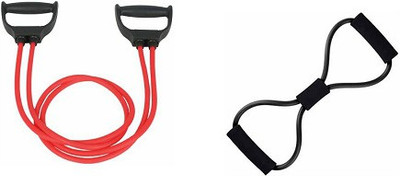 RENUCONIC MUSCLE BUILDING Toning Tube And figure8 band Resistance Tube(Multicolor)