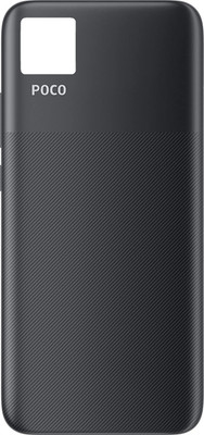 Sandreezz Poco C3 Back Panel(Black)