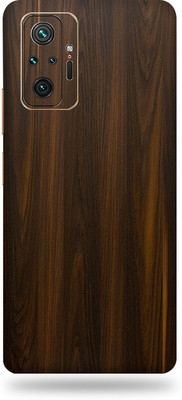 Satisfactory Mi Note 10 Pro Mobile Skin(Mahogany-Wood Skin With Matte Finish)