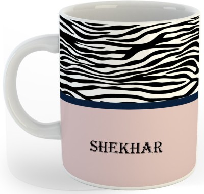 P89M Gift 'SHEKHAR' Name Coffe Ceramic Coffee Mug(330 ml)