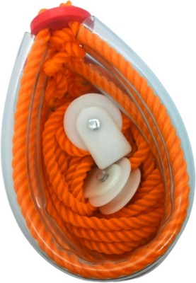 NATURAL Yoga Rope/Pocket Gym Rope/Abdominal Exercise Rope Resistance Tube(Orange)