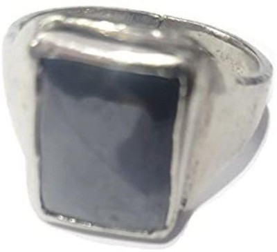 Aurra Stores Stone Onyx Silver Plated Ring