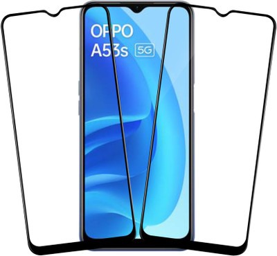 VAlight Edge To Edge Tempered Glass for OPPO A53s 5G, OPPO A53s(Pack of 2)