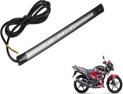 QZ DEVICE Front, Rear LED Indicator Light for Yamaha SS 125, Universal For Bike(Yellow, Red)