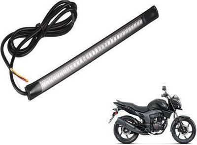 QZ DEVICE Front, Rear LED Indicator Light for Honda CB Trigger, Universal For Bike(Yellow, Red)