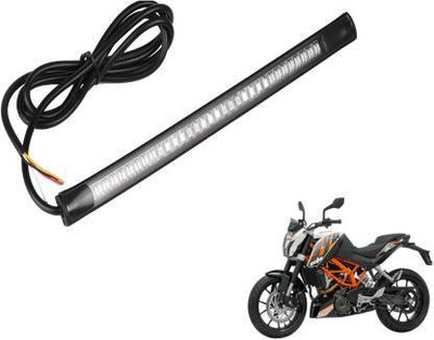 QZ DEVICE Front, Rear LED Indicator Light for KTM Duke 180, Universal For Bike(Yellow, Red)