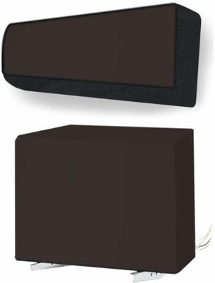 A CUBE LUXURY SOLUTIONS Air Conditioner  Cover(Width: 63 cm, Brown)